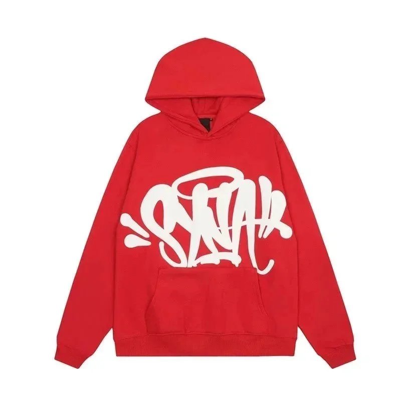 Red and white hoodie * Top quality